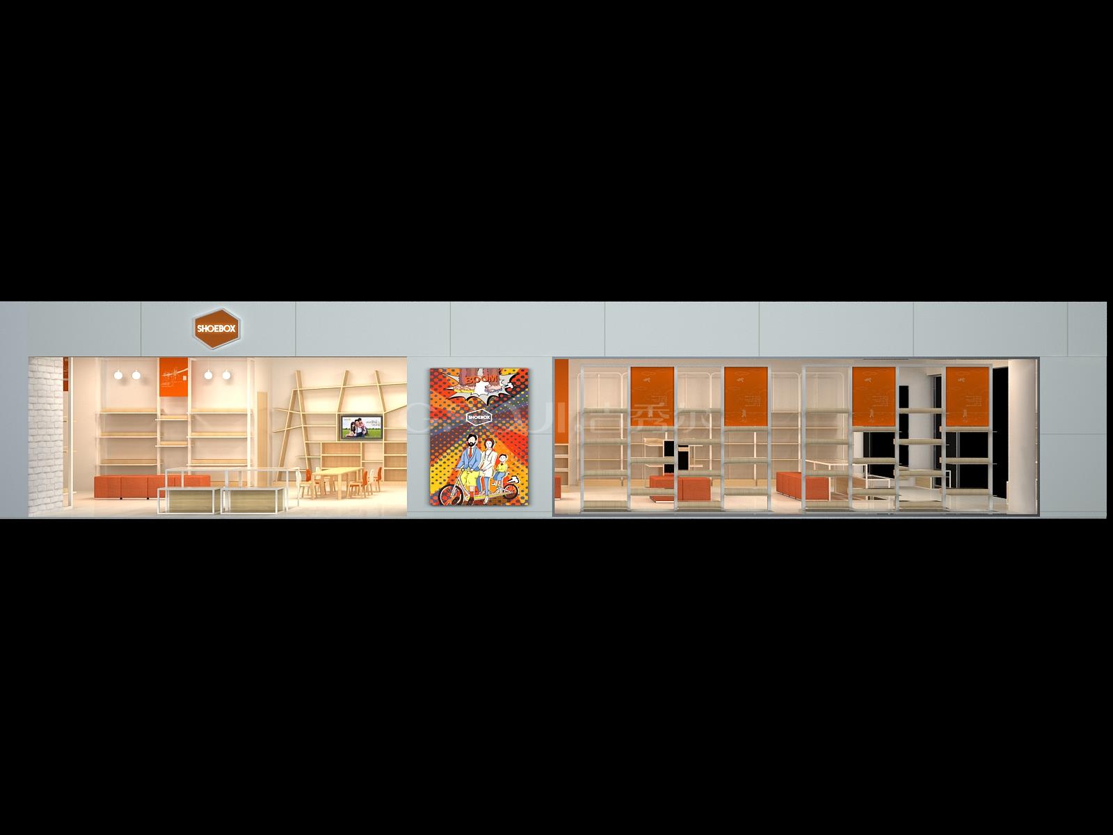 鞋店展示柜