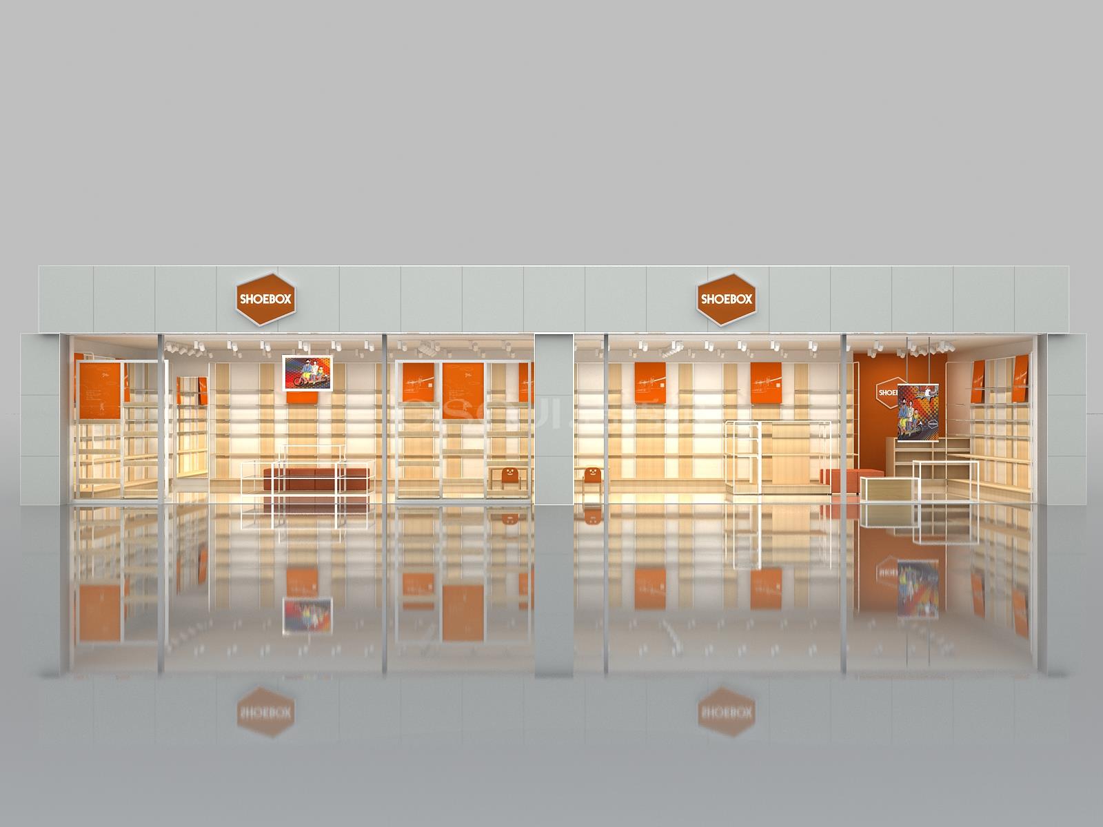 鞋店展示柜