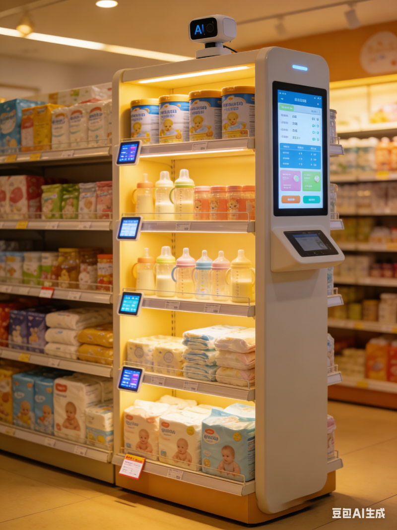 母婴店货架