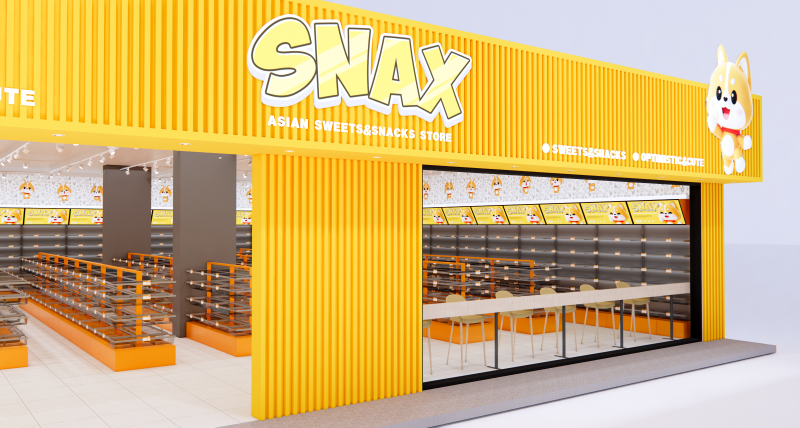零食店货架